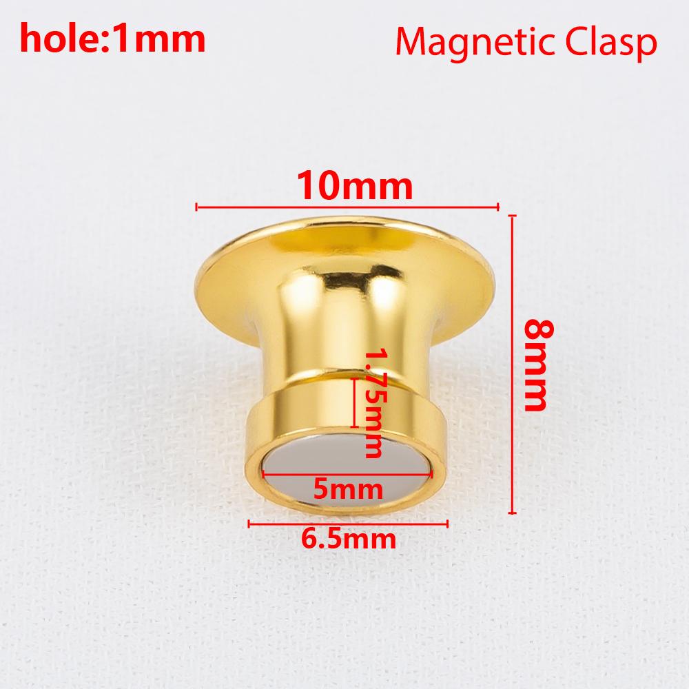 10Pcs Magnetic Clasp Brooch Locking Pin Backs Metal Pin Back Locking Pin Keepers Locking Clasp DIY Brooch Badge Jewelry Making