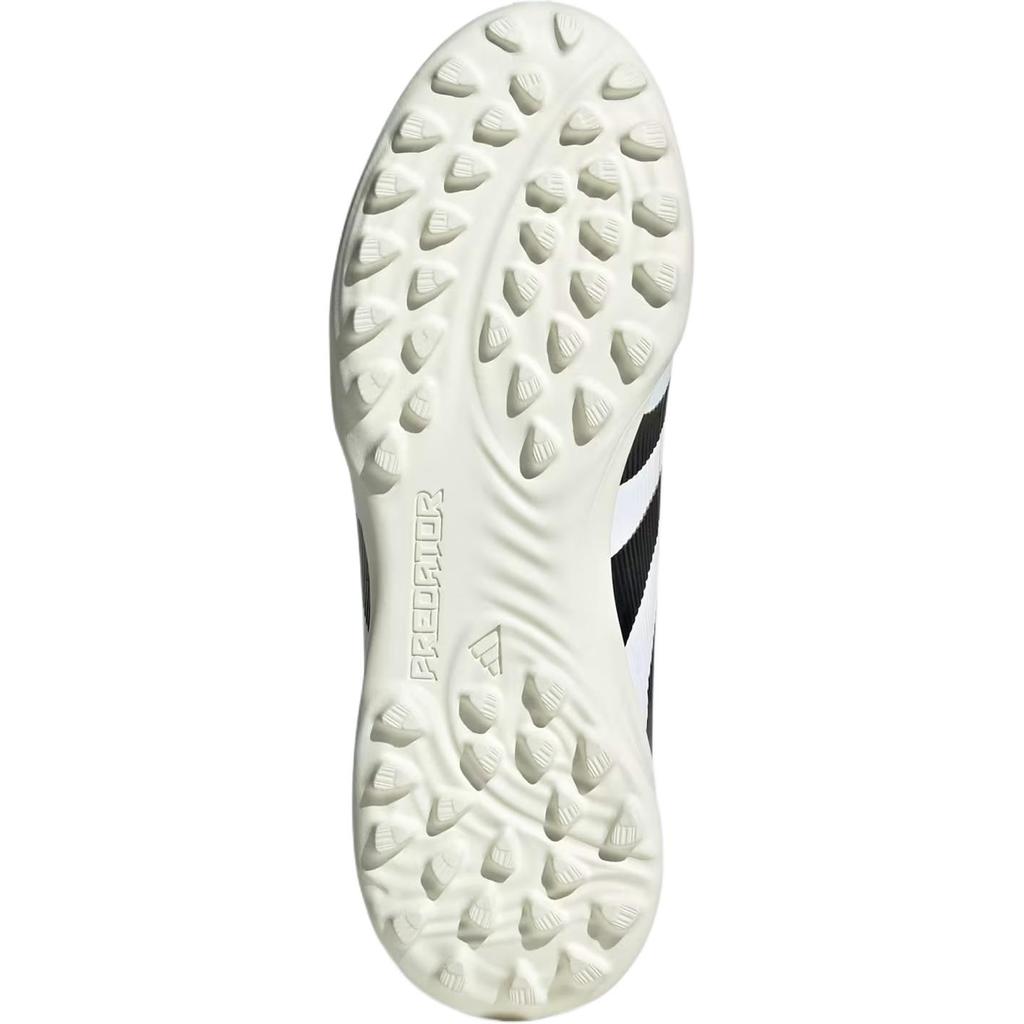 Adidas Predator League Comfortable Fashion Non-Slip Wear-Resistant Low-Top Kids Soccer Shoes Kids Soccer Shoes White Black Gold JI1152