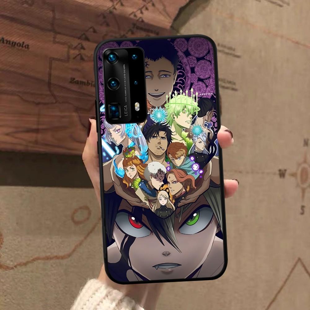 Black Clover Telefoonhoesje Voor Huawei P 8 9 10 20 30 40 50 Pro Lite Psmart Honor 10 Lite 70 Mate 20lite