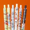 6Pcs/Set Kawaii Crayon Shin-Chan Gel Pen Cute 0.5Mm Black Ink Writing Smooth Pen Cartoon School Student Stationery Supplies Gift