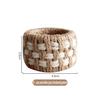 Paquete de 6/12 Anillos para Servilletas Tejidos de Yute Natural, Pinzas para Servilletas de Decoración de Mesa Estilo Rústico, Anillos para Guardar Manteles del Hogar