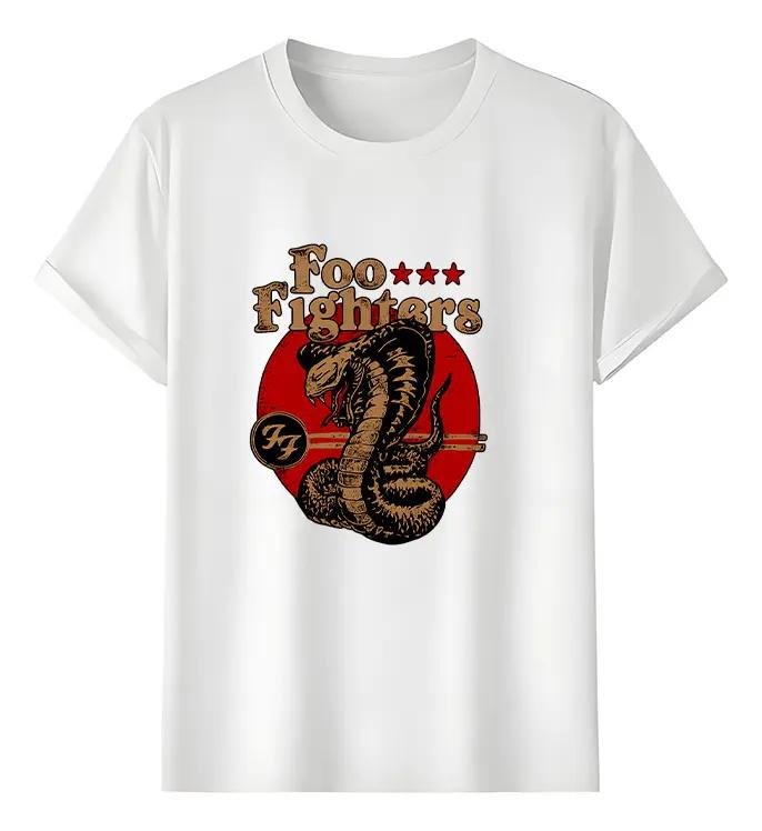 Tshirt Muscle Freaks Foo Fighters Cobra Estilo Rock Band