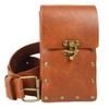 Men's Renaissance Costume Vikinges Costume Accessories Set Medieval Pirate Leather Belt Waist Bag Halloween Costumes