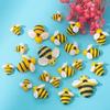 Hairhoop Brooch Appliques Cartoon Honeybee/Ladybugs Flatback Sticker for Handmade Headbands Craft Project Hairclip Decors
