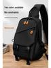 Cross-border Men's Multifunctional Chest Bag - Large Capacity Travel Backpack and Crossbody Shoulder Bag