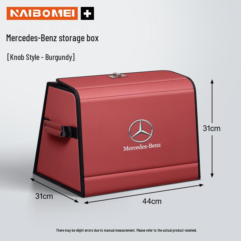 Armazenamento e Acessórios Compatíveis para Porta-Malas de Modelos Mercedes-Benz Classe E, C, A, S, GLA, GLB e GLC
