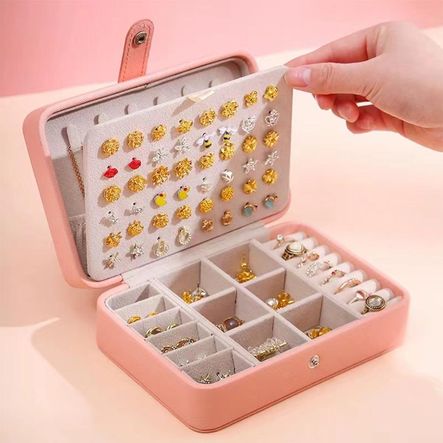 1pc, button small corner jewelry box