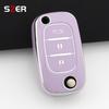 Tpu Folding Car Key Case Fob Cover For Renault For Lada Sedan Largus Kalina Granta Vesta X-Ray Xray Protect Shell Accessories