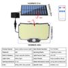 234LED Solar Outdoor Lights Motion Sensor Super Bright Solar Flood Lights Remote Wall Lights Waterproof 3 Modes Patio Garden Gar