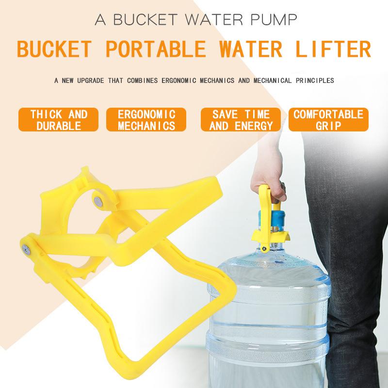 Bucket Handle Bottled Water Handling Blue/yellow 14x12.5x5.5cm Water Lifting Tool Carry Handle Modern Thickened Plastic