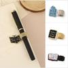 Metal Pen Holder Book Shaped Book Page Marker Spring Pen Keeper  Students & Book Lovers