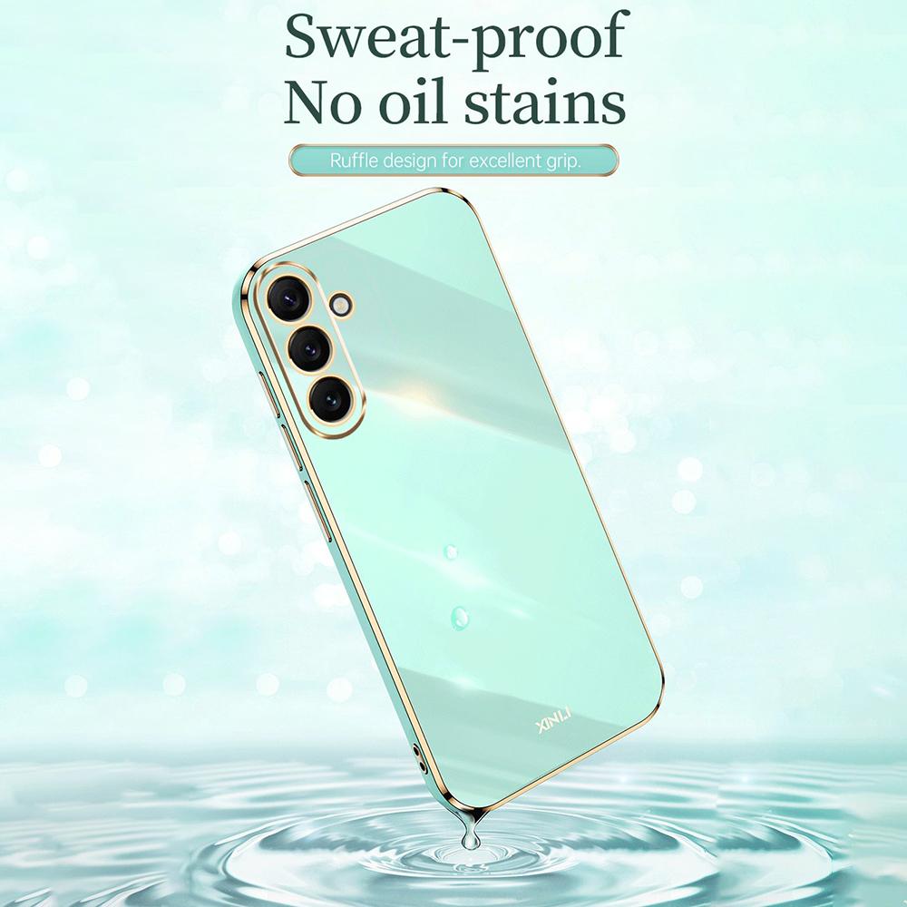 XINLI Protective Back Cover for Samsung Galaxy A54 5G,Electroplating TPU Scratch-resistant Phone Case