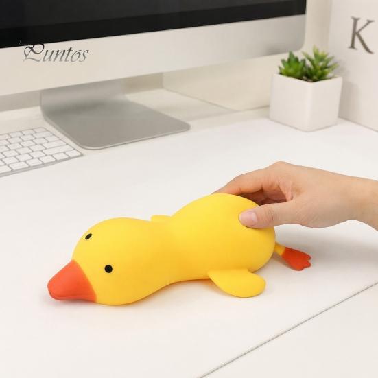 Relaxation Squeeze Toy 1/2Pcs Giant Yellow Duck Toy, Anxiety Relief Shape Stress Gadget Sensory Soft Stretchy Farm Animal Reducer
