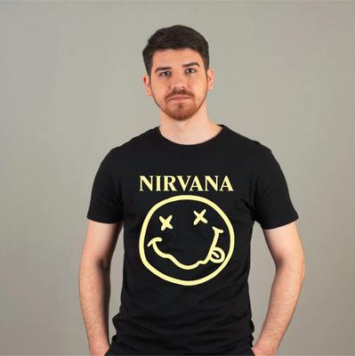 NIRVANA Logo T-Shirt, Grunge Retro Vintage Unisex Printed Men's Tee