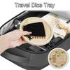 Practical-Dice Game Tray Wooden Classic Dice Game With Tray Dice Dish Family Game Exciting Games For Adults Kids Includes Six Di