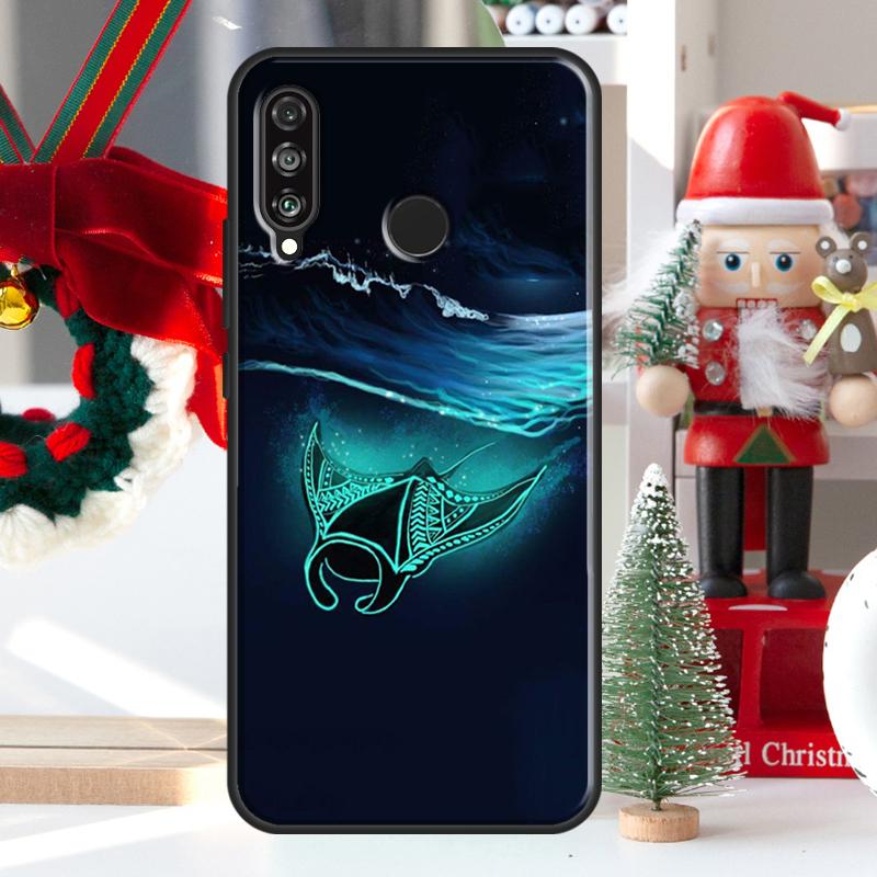Animal Manta Ray For Huawei Nova 5T 9 10 SE 7i 8i 11i 12i Y73 Y72 Y61 Y91 Y60 Y70 Y90 P20 P40 P30 Lite Case