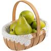 Simulated Fruit Ornaments Pear Fruit Basket Desktop Decorative Handicrafts Storage Container Home Decoration Accessories