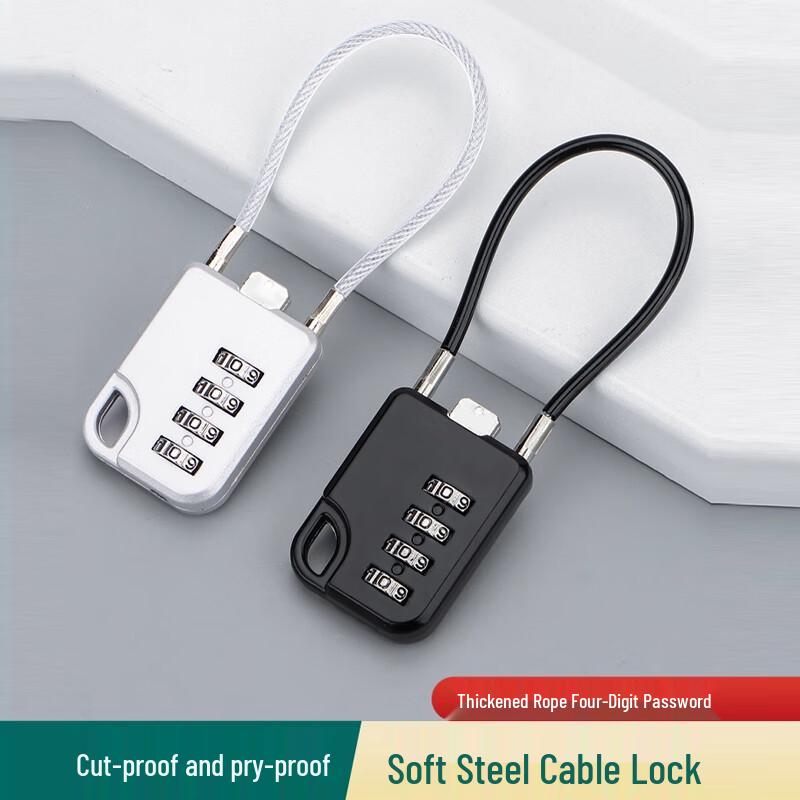 AUBURN Waterproof Steel Cable Combination Lock