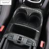 Central Console Front Gear Shift Panel Water Cup Holder Cover Trim For Nissan Qashqai J11 2014 -  Carbon Fiber Accessories