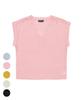 BHPOLOCLUB Women'S Summer Airhole Scallop Vintage Knit 5 Colors Tk104