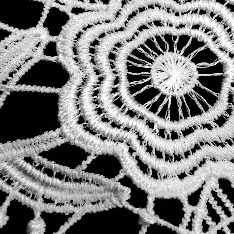 Water-soluble lace embroidery three-dimensional embroidery to flowers polyester silk hollow DIY lace accessories sleeve flowers trouser flowers