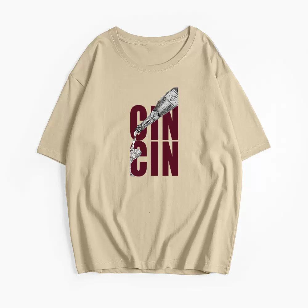 

Chic Versatile 100% Cotton Short-Sleeved T-shirt - Summer Style Top 2XL