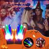 Nachtclub Rave Ausrüstung LED Leuchtende Handschuhe mit 6 Blinkmodi, Requisiten für Fotografie Leuchten Halloween Weihnachtsfeier, Konzert Festival Kostüm