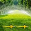 Adjustable Nozzle 360 Degree Sprinkler 2 Pieces Set Brass Nozzle Easy Installation Design For Large Areas For Gardens