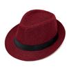 Chapeau Haut de Forme d'Extérieur pour Hommes, Pare-Soleil et Protection Solaire, Tendance Mode d'Été pour Femmes, Chapeaux de Paille Polyvalents, Chapeaux Jazz