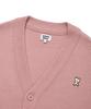 Wacky Willy Basic V-Neck Cardigan Pink