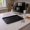 Anti-Vibration Coffee Machine Mat Raised Edge Coffee Bar Mat Under Coffee Maker Mat  Kitchen Use
