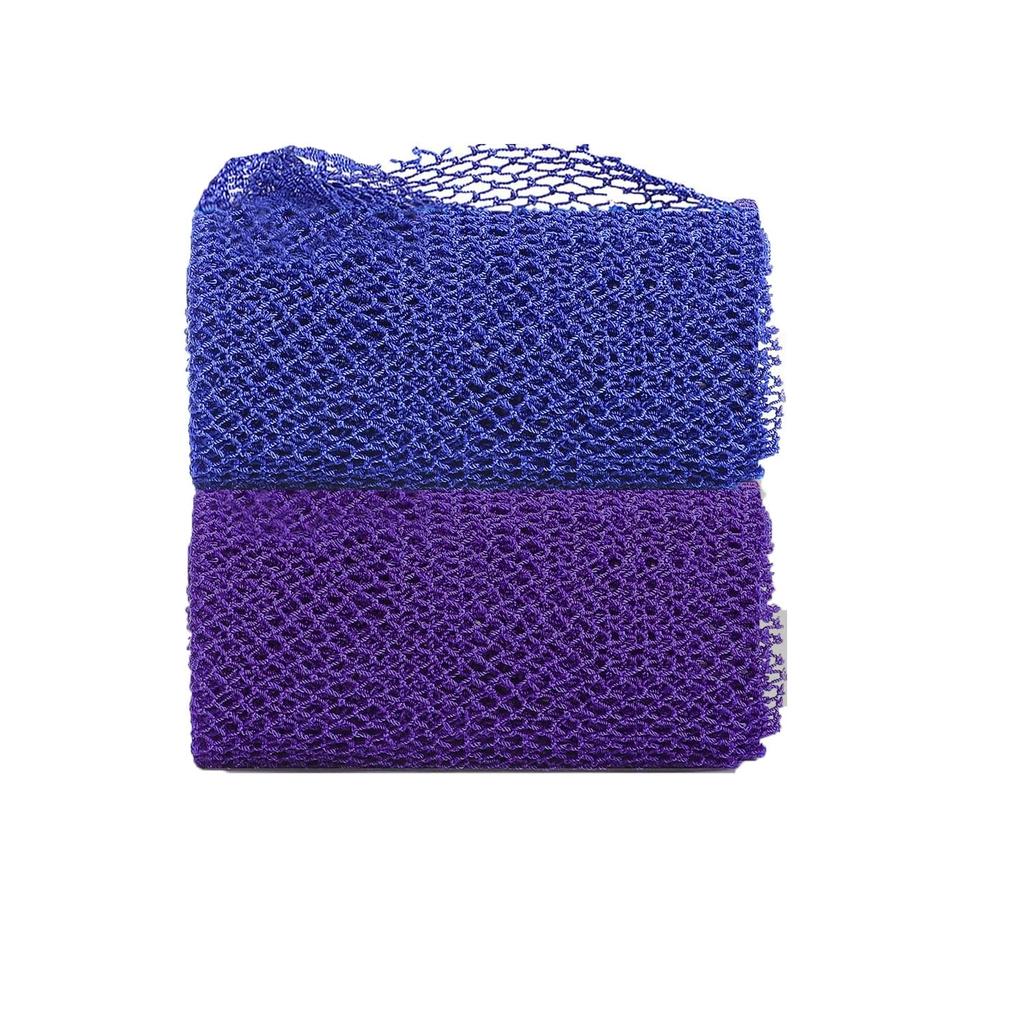 2 African Net Long African Exfoliating Net Bath Sponge Shower Body Scrubber Back Scrubber Skin Stretch To Approximately 63 Inches Sponges, Net,