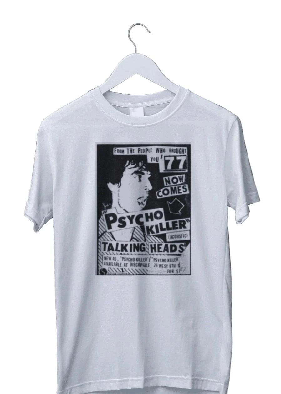 Unisex Adult Casual Music Talking Heads Psycho Killer Band Pk Rock ... XXXXL