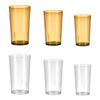10Pieces Plastic Tumblers Water Cups Drinking Cups Stackable Beverage Cup Plastic Texture Suitable for Milk Water Wine