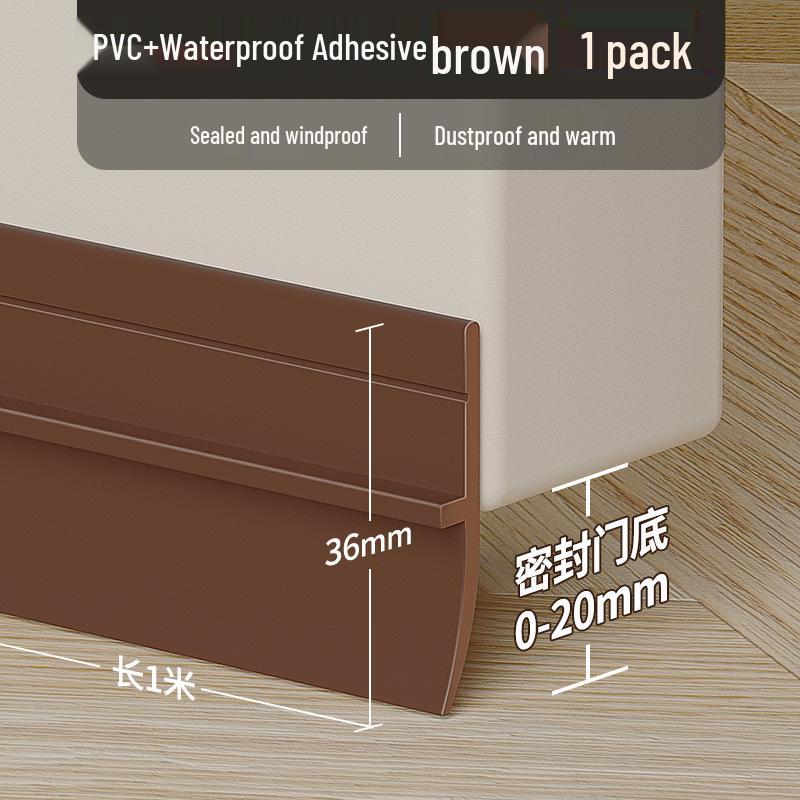 Soundproof Under-Door Seal Strip – Windproof, Noise-Blocking Door Bottom Baffle