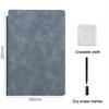 Stylish A5 Reusable Whiteboard Notebook - Ultra-Portable Weekly Planner With Durable Faux Leather Cover Versatile Memo Pad