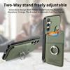 RFID Leather Card Back Case for Coque Samsung A56 5G 2026 Ring Holder Wallet Etui Galaxy A36 A26 A17 A16 A06 A 16 17 36 56 Cover