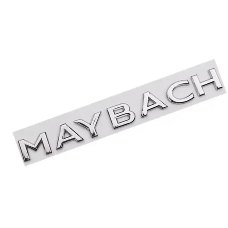 

C200 E200 For Mercedes Benz car Emblem Letter front hood Rear Tailgate trunk badge sticker For Mercedes benz Maybach Decal styli
