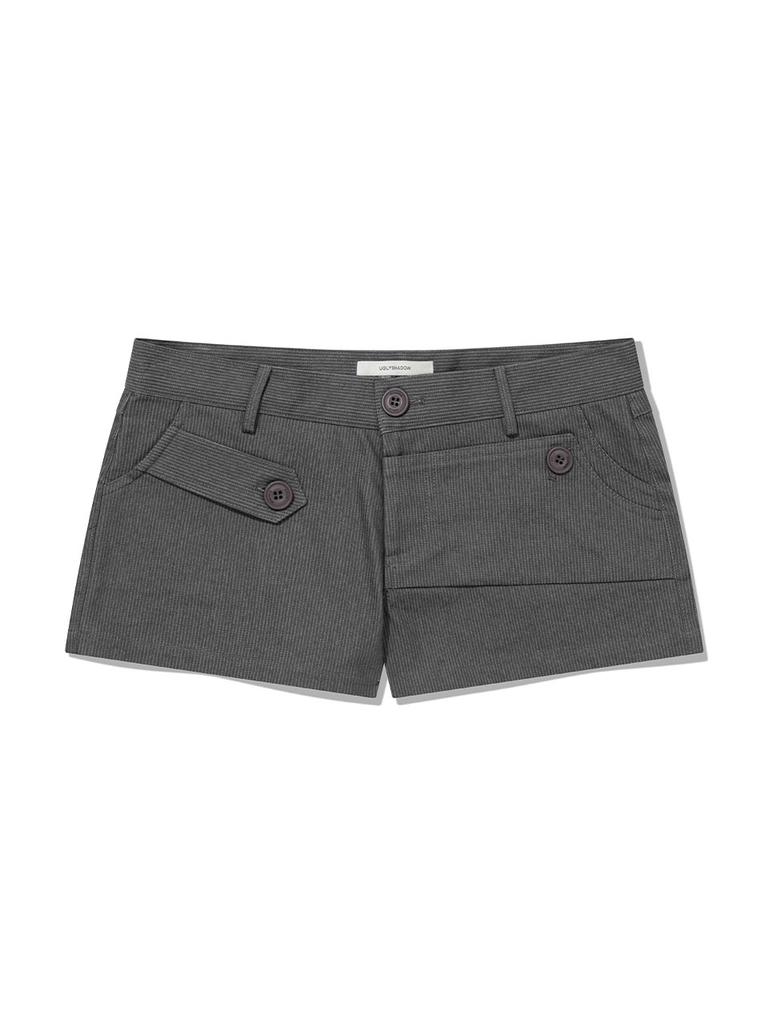 Eogeulliswedou Stitch Point Shorts (Gray)