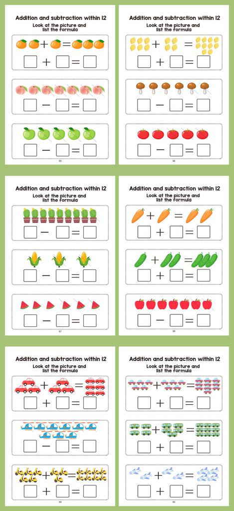 Interactive Preschool Math Workbook: Includes Number Tracing Addition & Subtraction Practice Pages - Early Education Activities and
