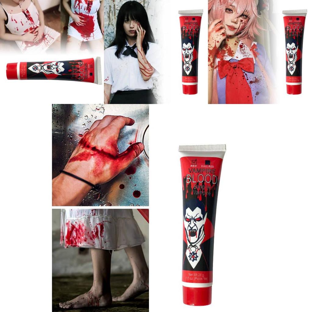 Realistic Vampire Blood Prop For Halloween Decorations Cosplay Fake Blood Plasma