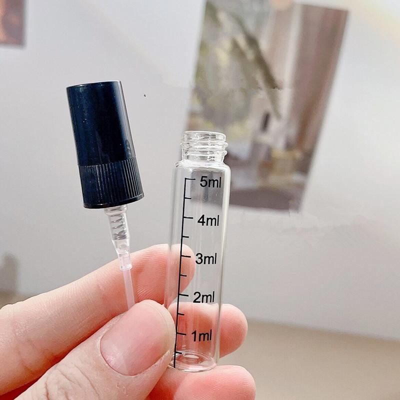 1 Stück 2ml 3ml 5ml 10ml Skalenglasflasche Nachfüllbarer Sprühzerstäuber Leere Parfüm-Reise-Zerstäuber Kosmetikbehälter Proben-Testfläschchen