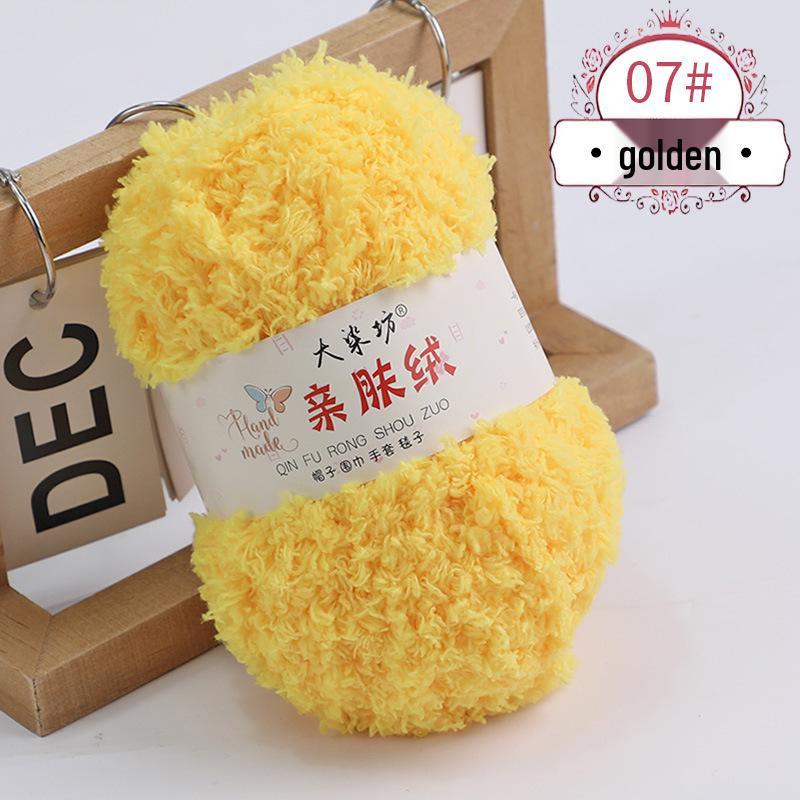 Coral Fleece Yarn Ball - DIY Handmade Baby Yarn for Towels, Scarves, and Woven Bags.