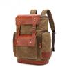 Backpack Men's and Women's Outdoor Sports Hiking Bag Canvas Travel Backpack Student Bag