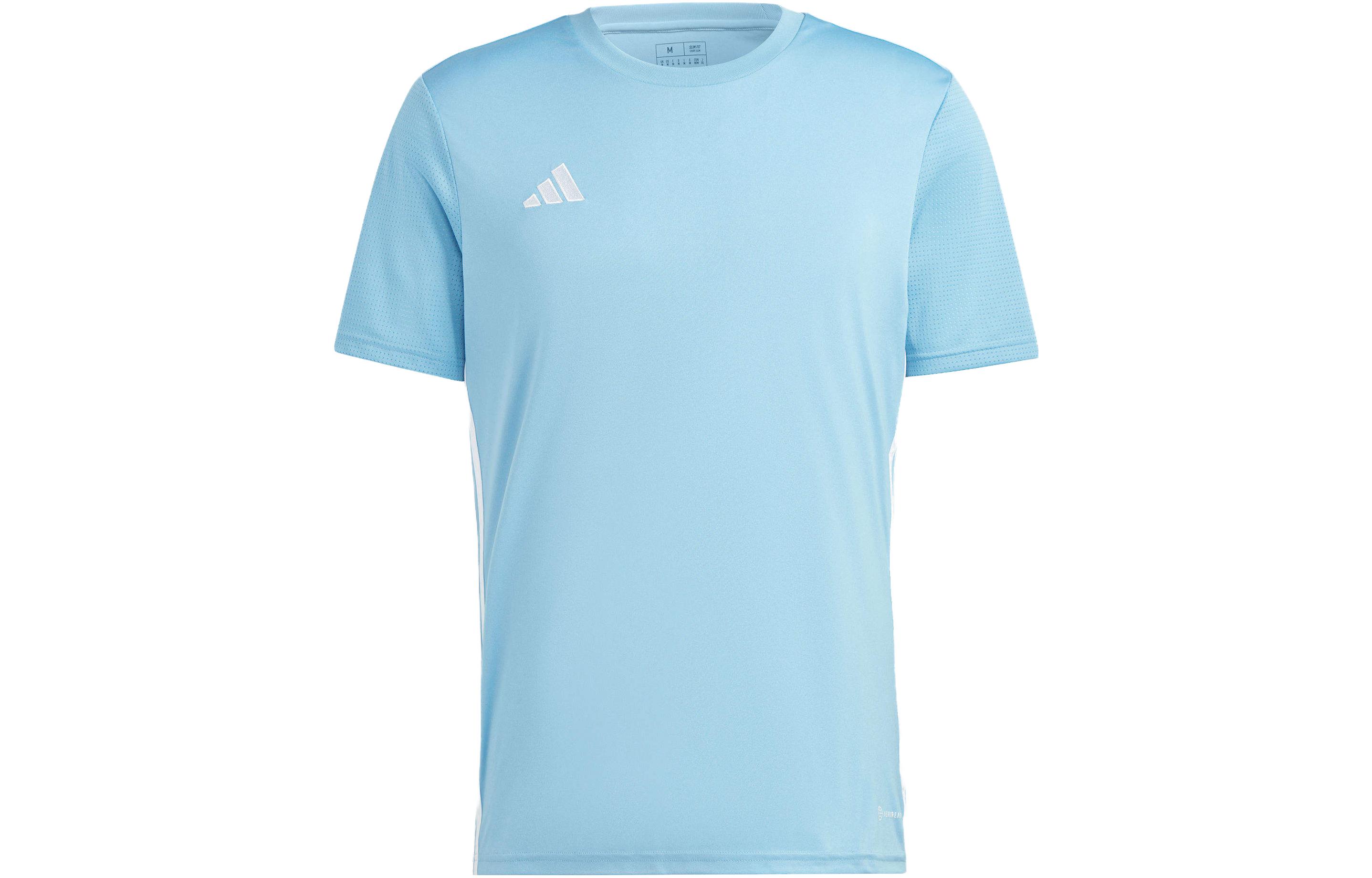 Adidas Soccer Jerseys Men s Blue Moderate Straight Fit Blue|L