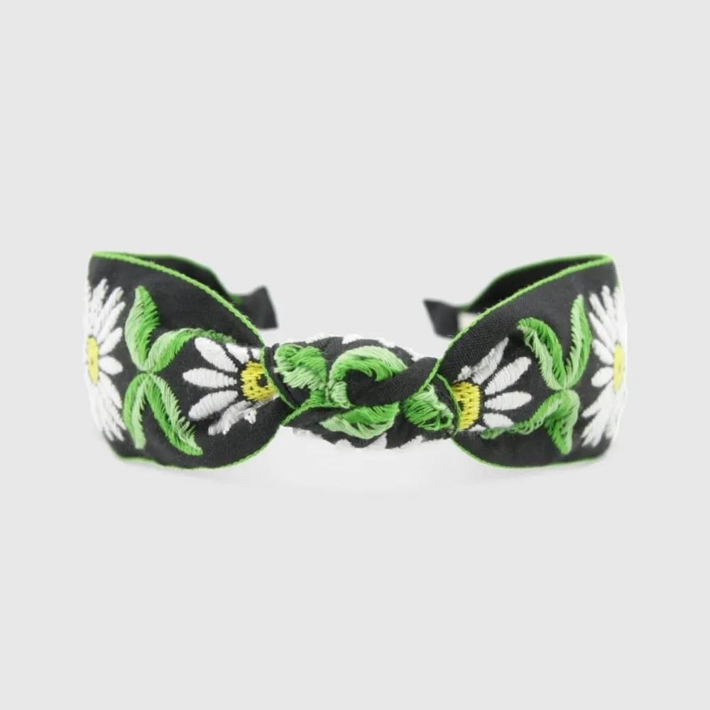 Lara Green Flower Bohemian Lace Hairband LALAH050 3306014