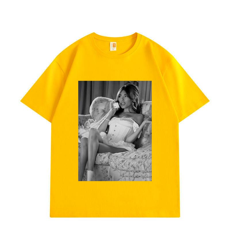Singer Madison Beer Graphic T Shirts Men Women Clothing Fashion Aesthetic T-shirts Summer Casual Loose Cotton T-shirt