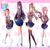 Comfortable And Stylish Doki Doki Literature Club Cosplay Shoes For Women