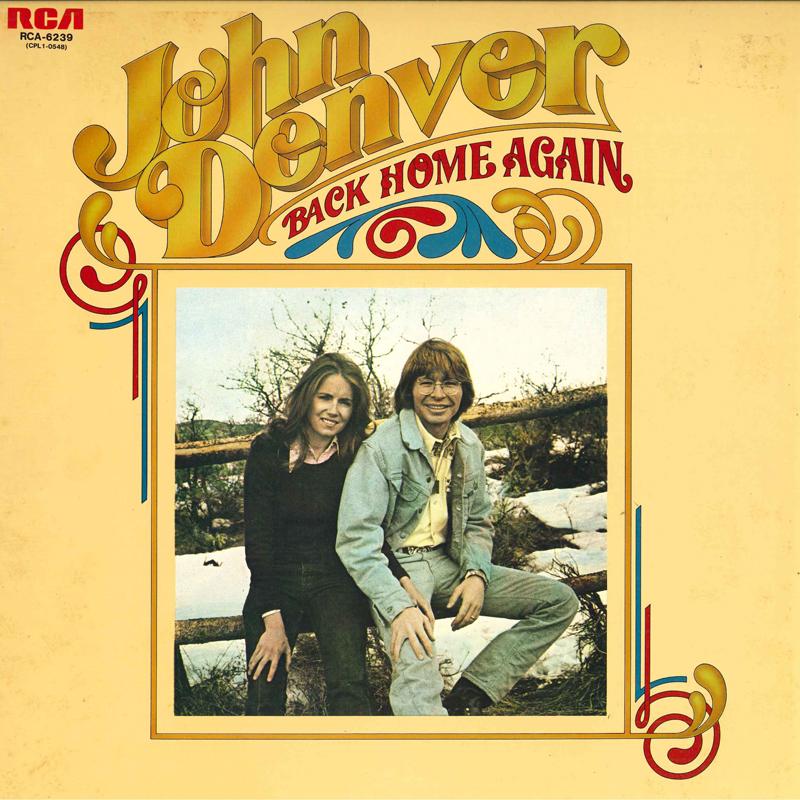 

LP Record JOHN DENVER - Back Home Again RCA6239 RCA 1974 Japan Obi Country Used