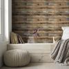 15 Distressed Wood  Self Adhesive Wallpaper Removable Wallpaper Stick And Peel Wood Plank Wallpaper Wardrobe Renovation Stickers